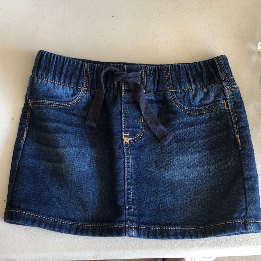 Adorable denim toddler skirt